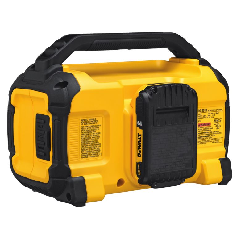 DEWALT 20VOLT MAX BLUETOOTH SPEAKER REVIEW The Tool Pig