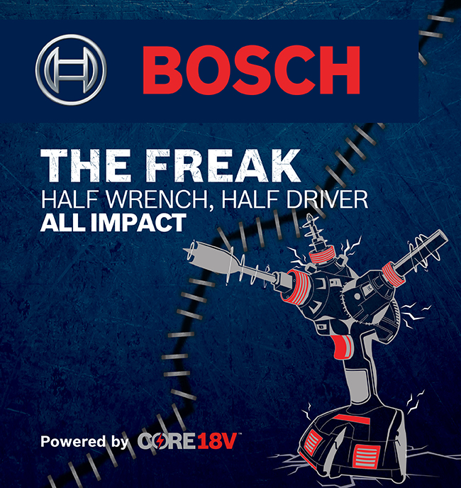 Bosch To Give Away 2 000 Freak Two In One Impact Wrench Impact