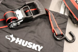 Husky ratchet on sale strap set