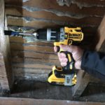 Dewalt with Bosch Daredevil spade bit