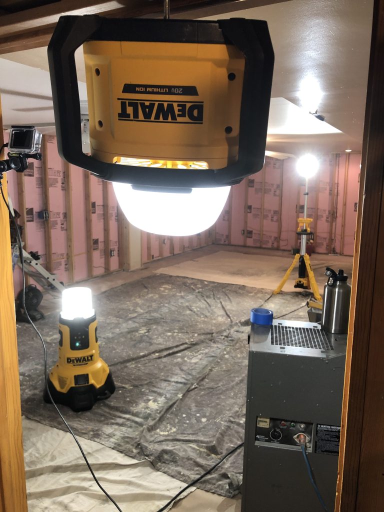 Dewalt portable store work light